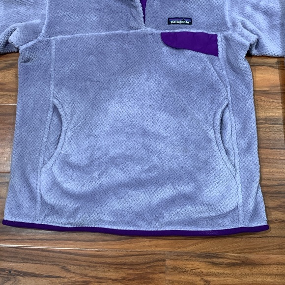 Patagonia Womens Purple Re-Tool Snap-T Pullover Sweater - WOMENS SIZE SMALL - Picture 5 of 14